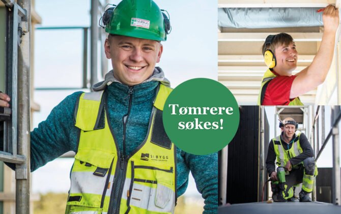 Tømrere søkes!