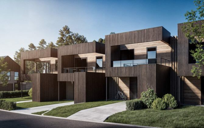 Nøkkelferdige rekkehus på Tu med 3–4 soverom